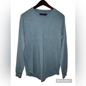 Abercrombie and Fitch Aqua Long Sleeve Shirt Men’s (XS) (Fits like a Small)